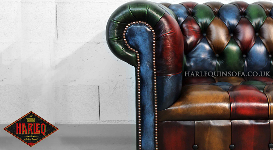 patchwork leather chair