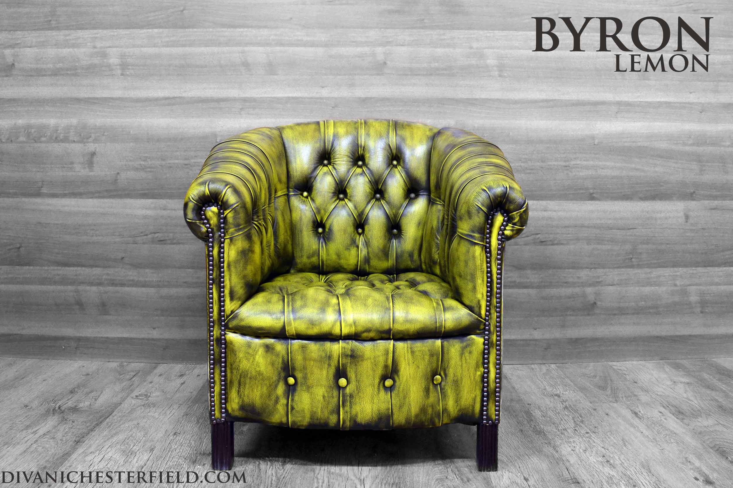 modern chesterfield chair orange leather