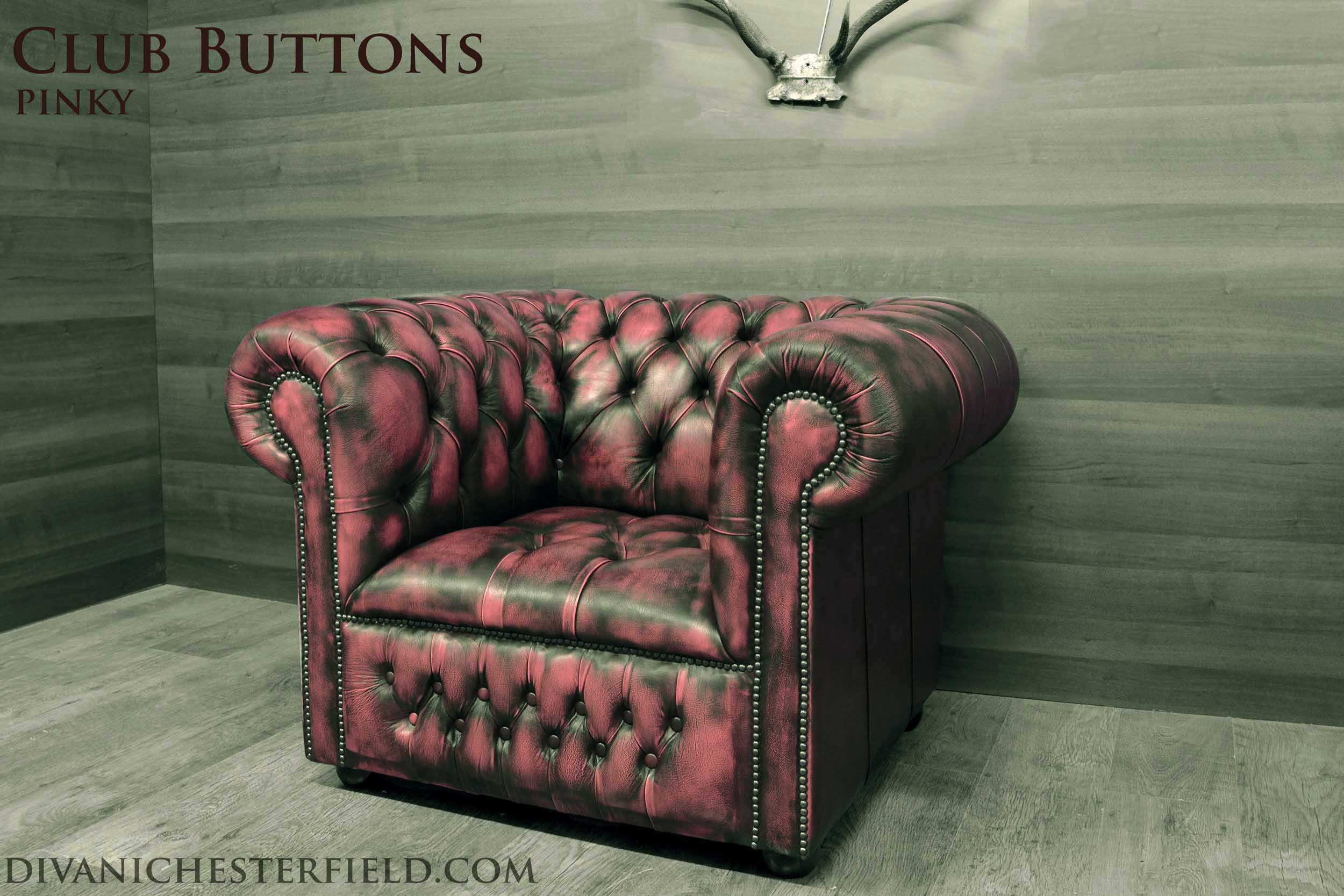 modern chesterfield chair orange leather