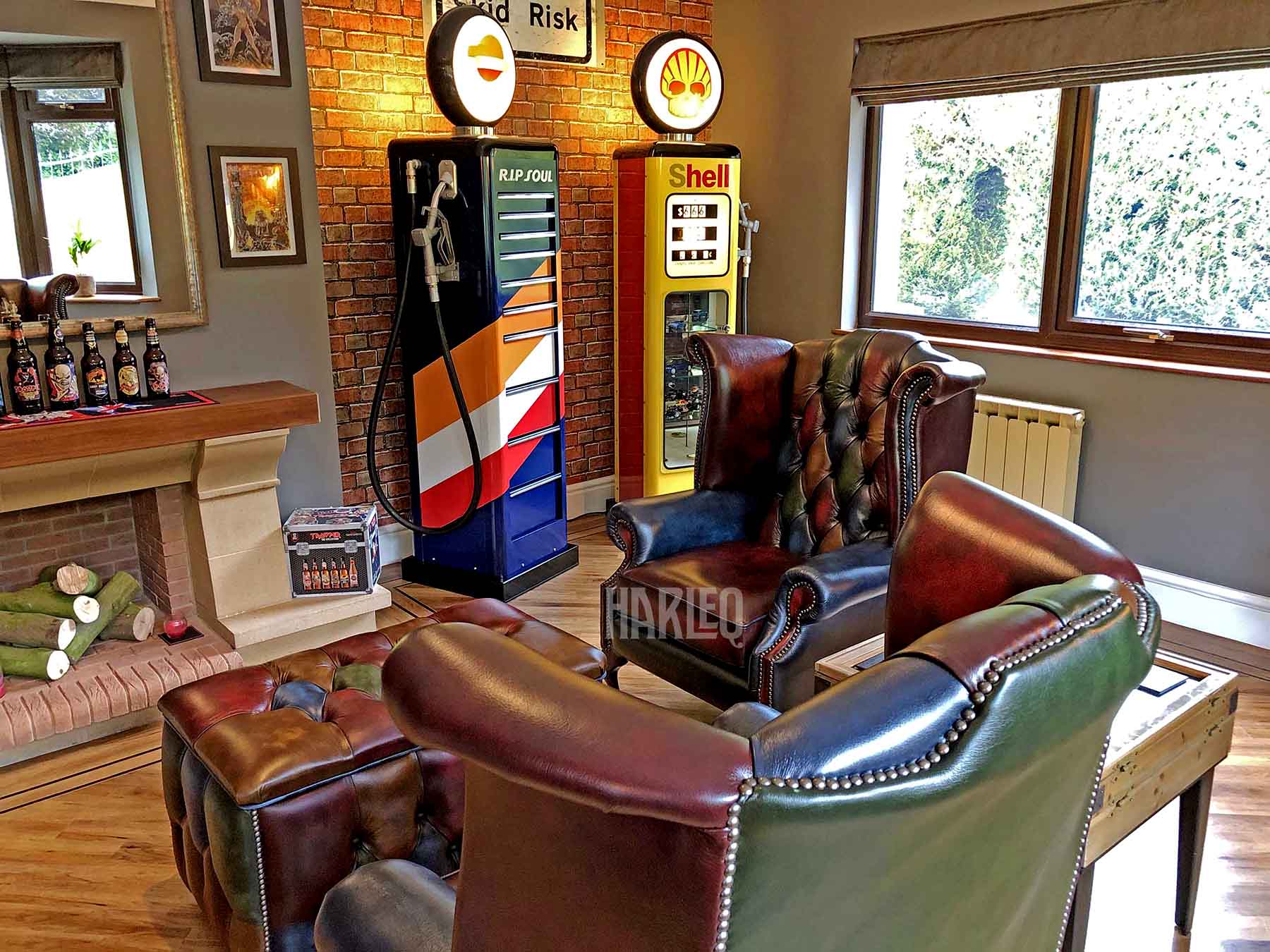 chesterfield patchwork modern leathers multicoloured vintage leathers chairs