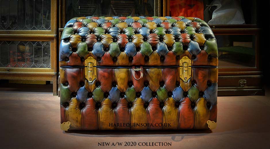 modern trunk leather chesterfield patchwork