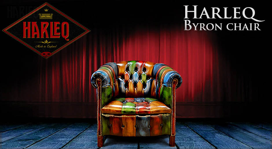 multicoloured patchwork harlequin byron chair